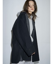 【Htage】リバーシブルビッグシルエットリバーコート