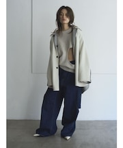 【Htage】リバーシブルビッグシルエットリバーコート