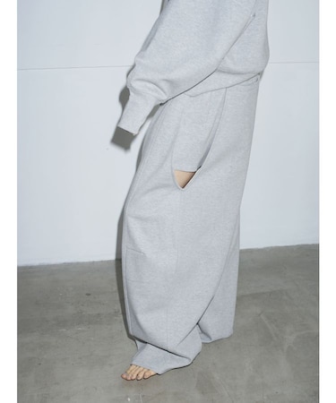 【Htage】サイドカットスウェットパンツ