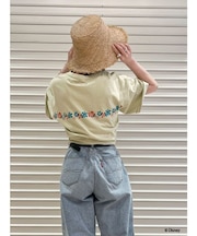 スティッチデザインプリントTee