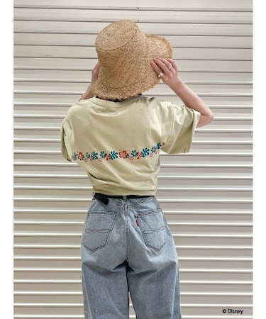 スティッチデザインプリントTee