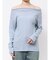 オフショルデザインシアーロングスリーブTee