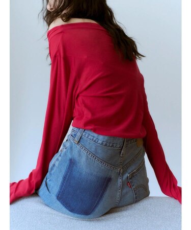 Levi's別注 RIBCAGE WIDE LEGデニム