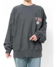ビッグシルエットロゴスウェット