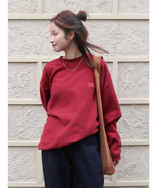 ドッグプリントルーズスウェット