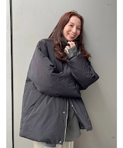 ミドル丈ルーズシルエットダウン