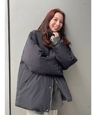 ミドル丈ルーズシルエットダウン