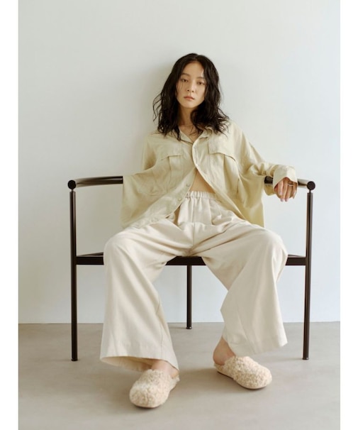 ピーチ起毛ラフパンツ