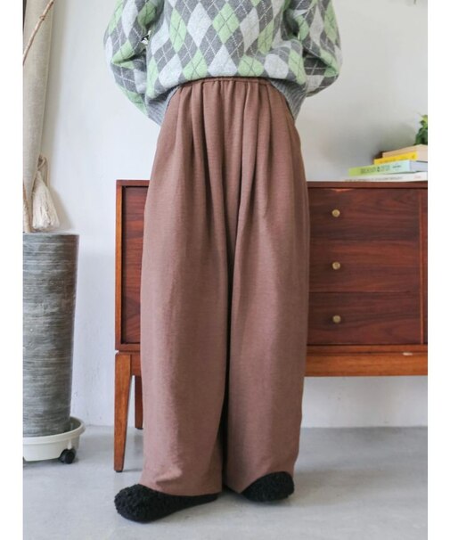 ピーチ起毛ラフパンツ