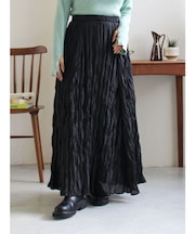 クリンクルボリュームスカート