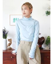 ハイネックシアーロングスリーブTee