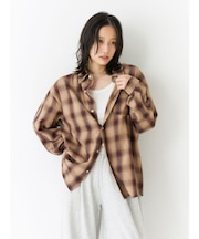 ビッグルーズチェックシャツ