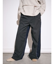 【Htage】ドッキングデニムパンツ