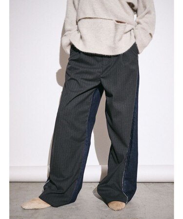 【Htage】ドッキングデニムパンツ