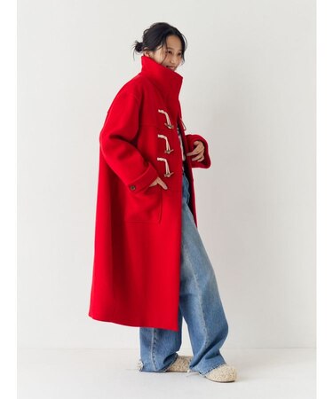 スタンドカラーダッフルコート