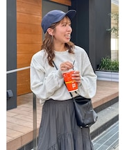 【WEB限定】スリーブボリュームワッフルロングスリーブTee