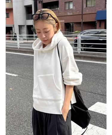 スリットワイドパーカー