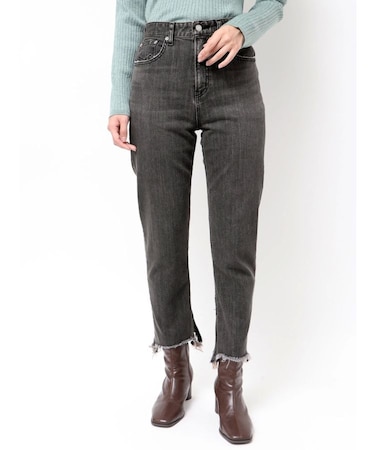 ヘムデザインストレッチデニム