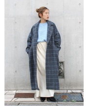 ルーズシルエットチェスターコート