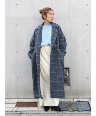 ルーズシルエットチェスターコート