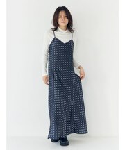 フィットフレアキャミワンピース