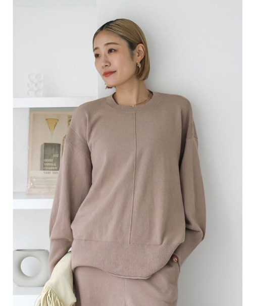 ミニループヤーンルーズニット