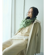 ミニループヤーンワイドニットパンツ