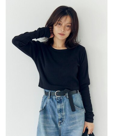 フィットショートロングスリーブTee
