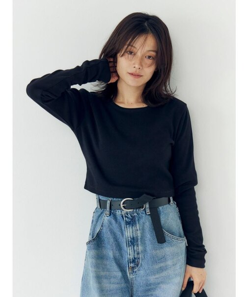 フィットショートロングスリーブTee