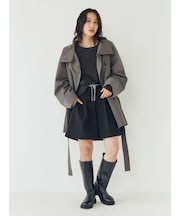 レイヤードデザインハーフパンツ