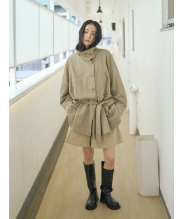 レイヤードデザインハーフパンツ