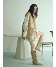 コットンレースパッチワークショートパンツ