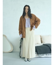 ピーチ起毛フィットフレアスカート