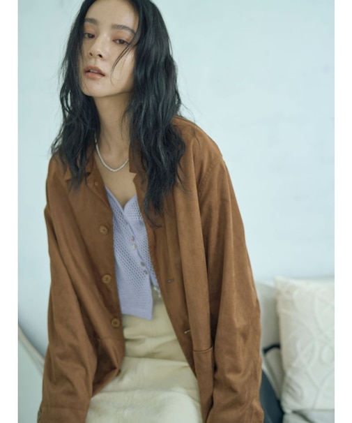 フェイクスウェードジャケット