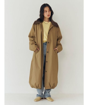 2wayステンカラーコート