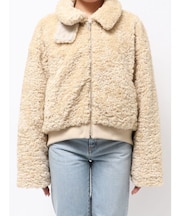 ボアショートブルゾン