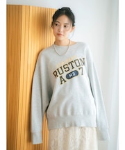 ルーズシルエットロゴスウェット