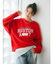 ルーズシルエットロゴスウェット