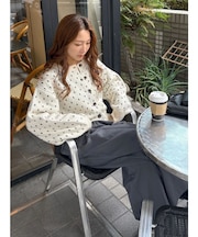 マルチウェイドットニットカーディガン