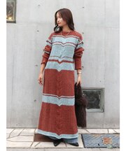 ブークレレーシーニットワンピース