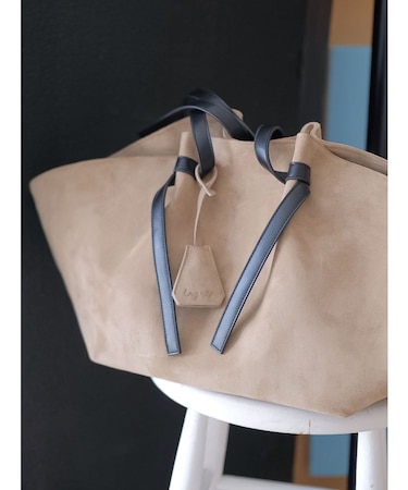 スウェードビッグトートバッグ