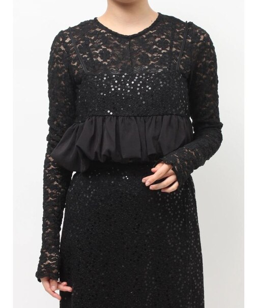 スパンコールバルーンビスチェ