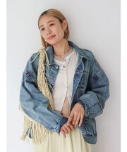 ルーズシルエットデニムジャケット