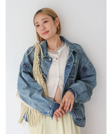 ルーズシルエットデニムジャケット