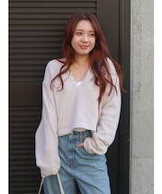 モールダブルフェイスロングスリーブTee