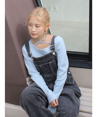 リボンデザインロングスリーブTee