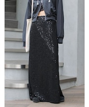 スパンコールラップスカート