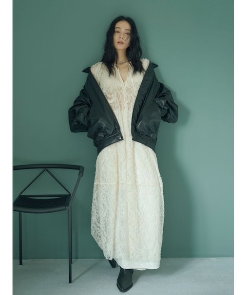 スパンコールラップスカート