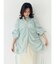 ギャザーデザインルーズシャツ