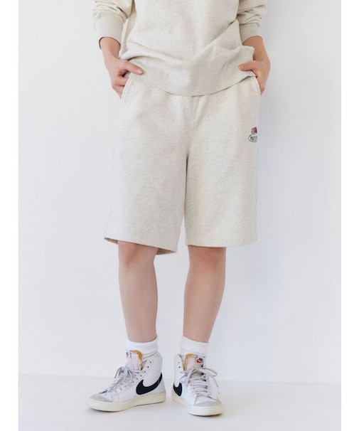 FRUIT OF THE LOOM別注 ロゴスウェットハーフパンツ